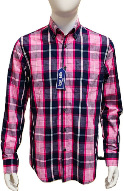 Check Shirt, Full Sleeve, 100% Cotton.