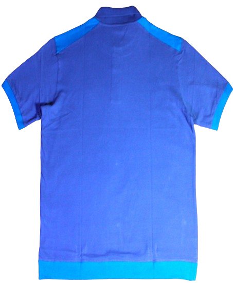 Polo Shirt, Dark Blue/Light Blue.  Cotton