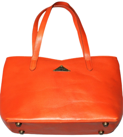 Ladies Hand Bag, 100% Top Grain Cowhide Leather