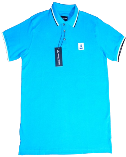 Polo Shirt, Bright Blue, Cotton