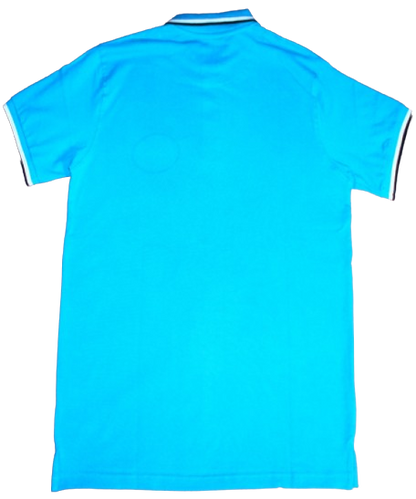 Polo Shirt, Bright Blue, Cotton