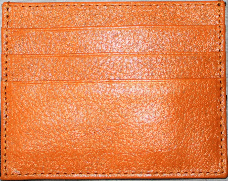 Unisex Slim-Wallet;  Hand Made, 100% Top Grain Cowhide Leather