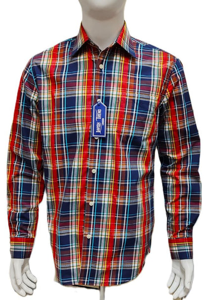 Check, Full Sleeve, Cotton Mix Shirt