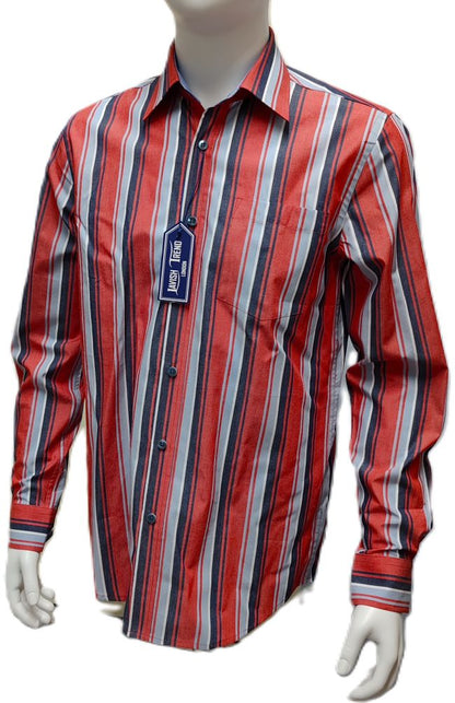 Stripe Shirt, Long Sleeve, 100% Cotton