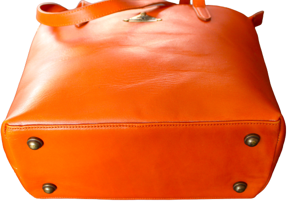 Ladies Hand Bag, 100% Top Grain Cowhide Leather