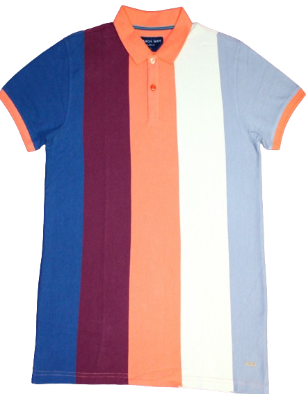 Polo Shirt, Tri-Colours, Cotton