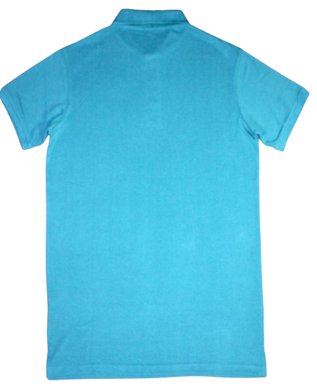 Polo Shirt, Blue, Cotton