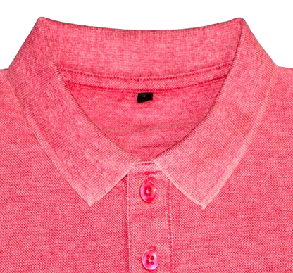 Polo Shirt, Faded Red, Cotton