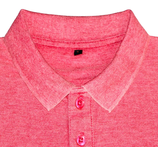 Polo Shirt, Faded Red, Cotton