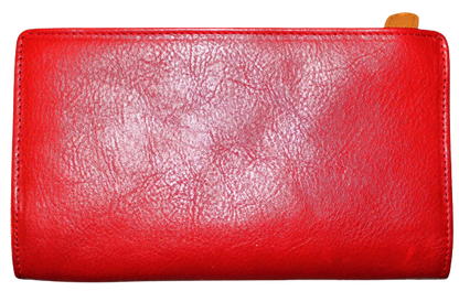 Women Purse/Vanity/Cardholder,100% Top Grain Cowhide Leather