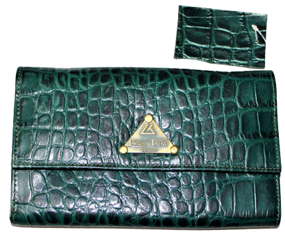 Women Purse/Vanity/Cardholder,100% Top Grain Cowhide Leather