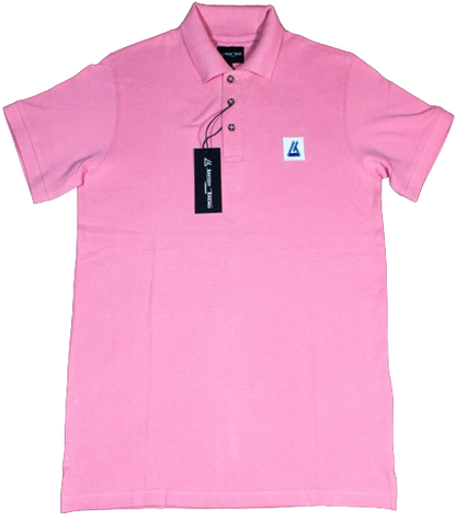 Unisex Polo Shirt, Pink, Cotton