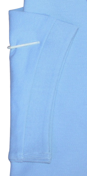 Polo Shirt, Light-Bright Sky Blue, Cotton