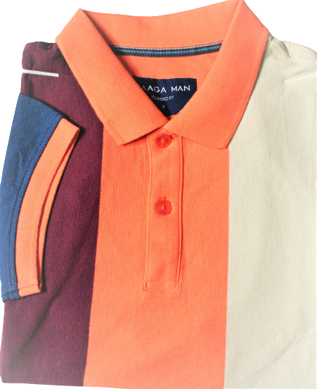 Polo Shirt, Tri-Colours, Cotton